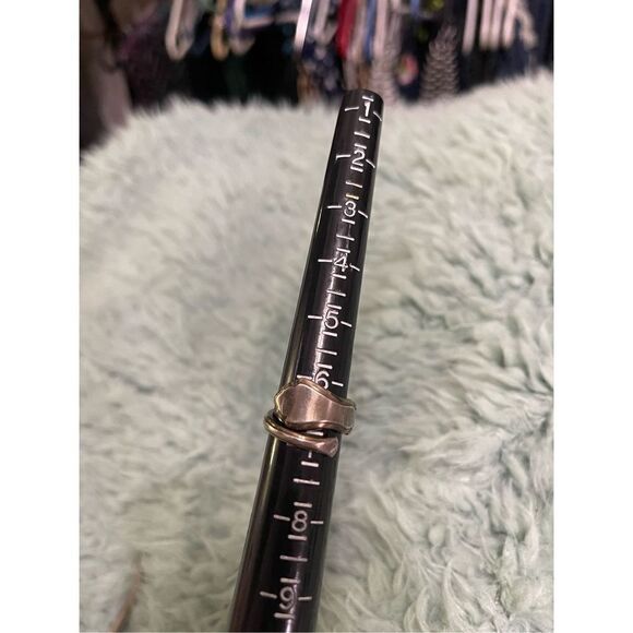 Sterling Silver VTG WMA Rogers Oneida Adjustable Spoon Silverware Ring Size 6.5 - Picture 1 of 5